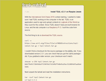 Tablet Screenshot of frankmitchell.org